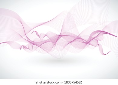 Abstraktes Farbwellendesign-Element
