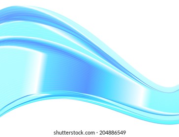 Abstract color wave design element.