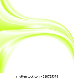 Abstract color wave design element.