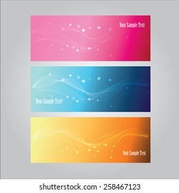 Abstract color wave design element. Abstract wave background
