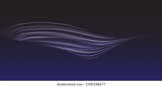 Abstract color wave design element with multi color lighting effect. multi color line and wave.