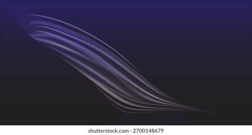 Elemento de diseño de onda de color Abstractas con efecto de iluminación multicolor. línea multicolor y onda.