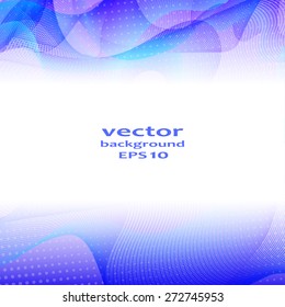 Abstract color wave design element. Vector illustration.
