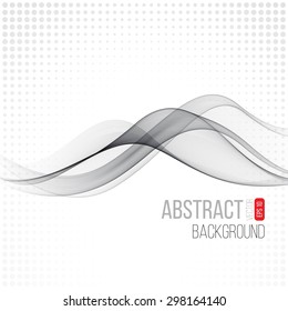 Abstract color wave design element. Vector illustration EPS 10