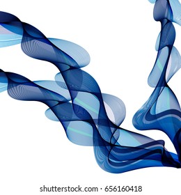 Abstract color wave design element, concept decoration