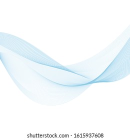 abstract color wave flow design element