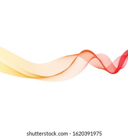 abstract color wave flow design element