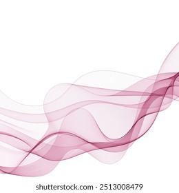 abstract color wave flow design element