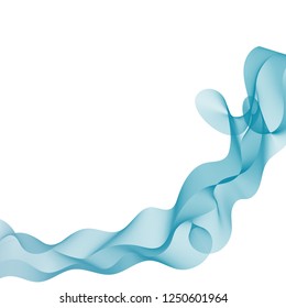 Abstract color wave flow. Vector illustration