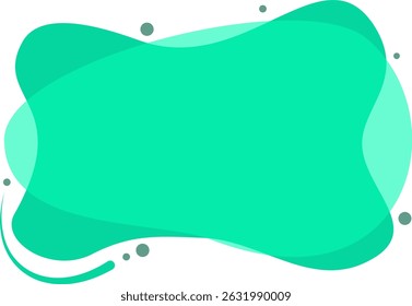 desenho abstrato de moldura de fluido de onda de cor