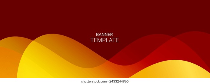 Abstract color wave lines elegant vector illustration background vector