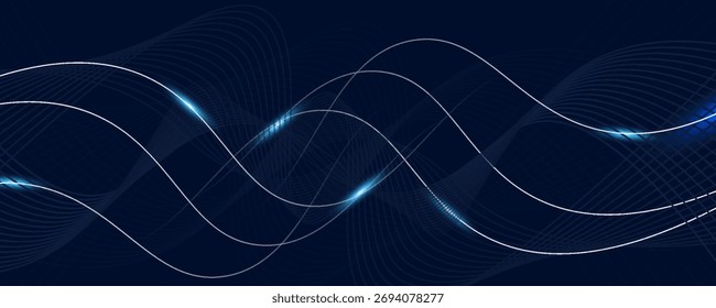 Abstrato cor onda linhas elegante vetor ilustração fundo vetor