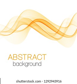 Abstract color wave on white background