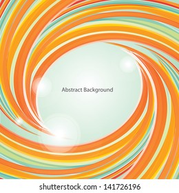 Abstract color wave striped background. vector abstract wave design template can be used for summer background / poster / layout / cover or website design
