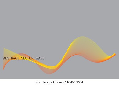 abstract color wave vector