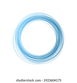Abstract color wave vector background. A circle