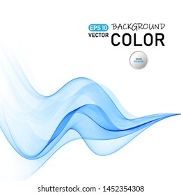 Abstract color wave vector. Curve line dynamic flow.