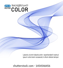 Abstract color wave vector. Curve line dynamic flow.