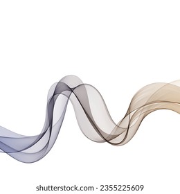 abstract color wave. Vector graphics.