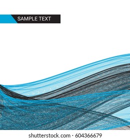 Abstract Color Wave. Vector Illustration