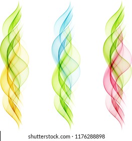 Abstract color waves