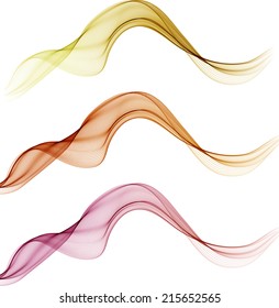 Abstract color waves