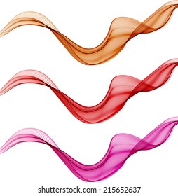 Abstract color waves