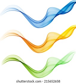 Abstract color waves
