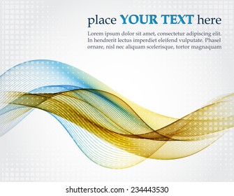Abstract color waves