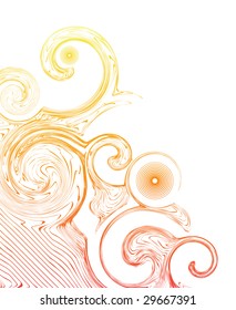 abstract color waves
