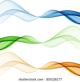 Abstract color waves