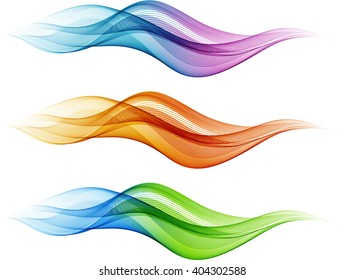 Abstract color waves