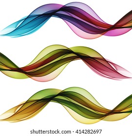 Abstract color waves
