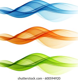 Abstract color waves