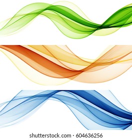 Abstract color waves