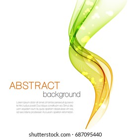 Abstract color waves