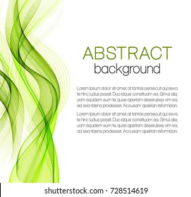 Abstract color waves