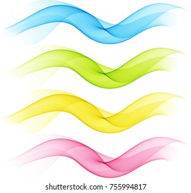 Abstract color waves