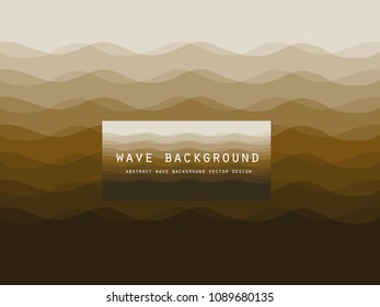 Abstract color waves background for design. Vector wallpaper . wave pattern