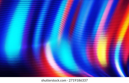Ondas De Color Abstractas Con Ondas De Luz Para Un Contenido Visual Dinámico Y Fondos Artísticos