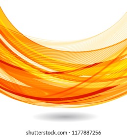 Abstract color wavy background
