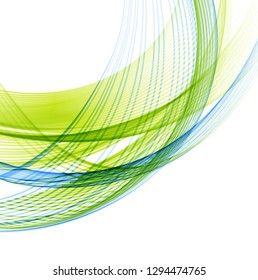 Abstract color wavy background