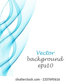 Abstract color wavy background