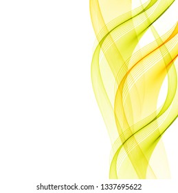 Abstract color wavy background