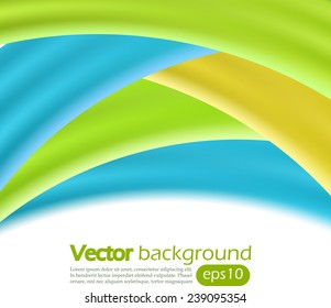Abstract color wavy background