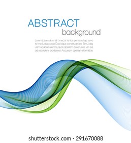 Abstract color wavy background