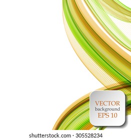 Abstract color wavy background