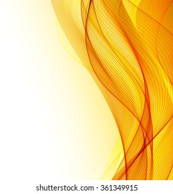 Abstract color wavy background