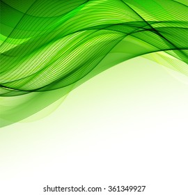 Abstract color wavy background