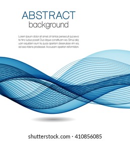 Abstract color wavy background